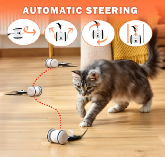 Feather Electric Cat Toy Smart Interactive Pet Toy