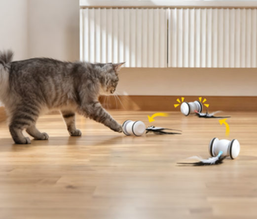 Feather Electric Cat Toy Smart Interactive Pet Toy