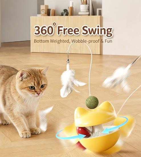 New roly-poly cat toy