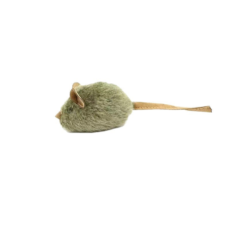 Juguete electrónico de ratón de peluche