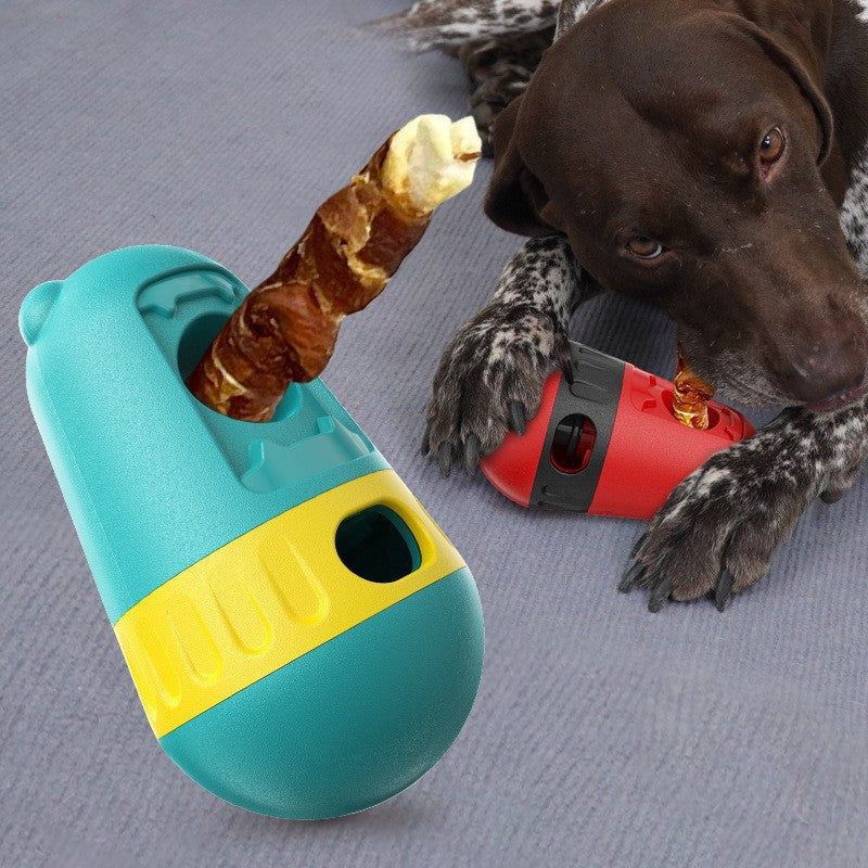Slow-release treat ball holder dog toy
