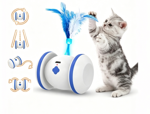 Feather Electric Cat Toy Smart Interactive Pet Toy